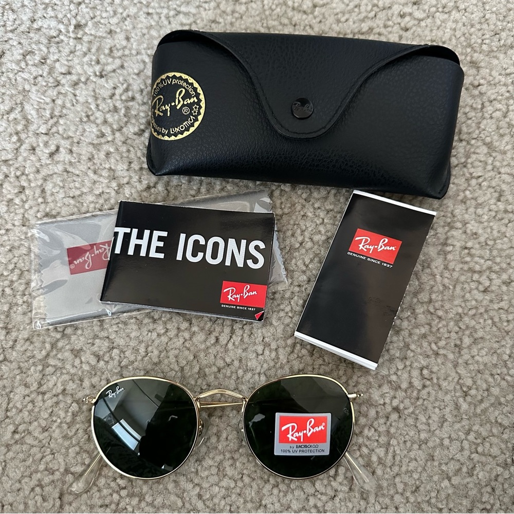 Ray Ban Round Metal Sunglasses